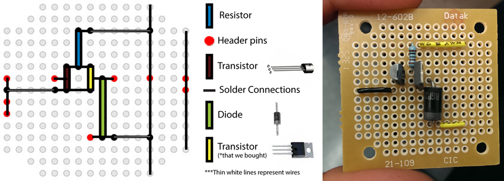 Stairpeggio electronics